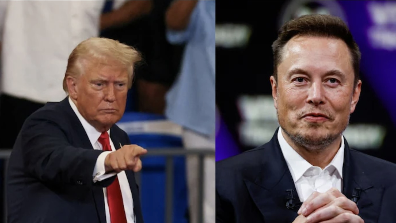 Donald Trump and Elon Musk